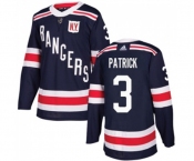 Youth Adidas New York Rangers #3 James Patrick Authentic Navy Blue 2018 Winter Classic NHL Jersey