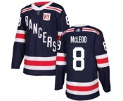 Youth Adidas New York Rangers #8 Cody McLeod Authentic Navy Blue 2018 Winter Classic NHL Jersey