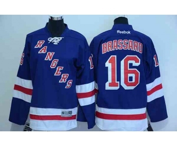 youth nhl jerseys new york rangers #16 brassard lt.blue[brassard]