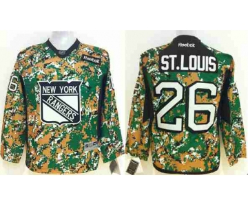 youth nhl jerseys new york rangers #26 st.louis camo