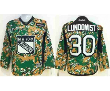 youth nhl jerseys new york rangers #30 lundovist camo