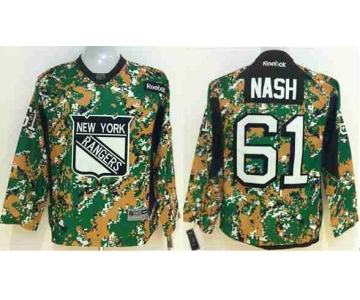 youth nhl jerseys new york rangers #61 nash camo