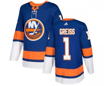 Adidas New York Islanders #1 Thomas Greiss Premier Royal Blue Home NHL Jersey