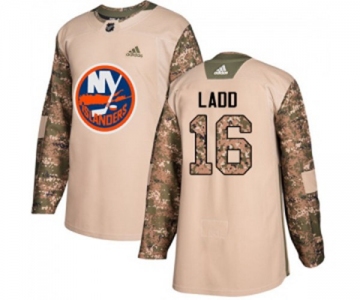 Adidas New York Islanders #16 Andrew Ladd Authentic Camo Veterans Day Practice NHL Jersey