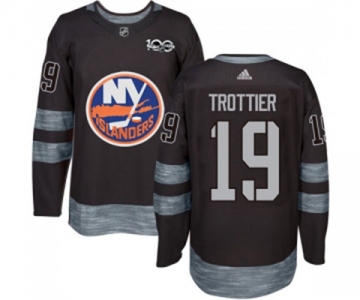 Adidas New York Islanders #19 Bryan Trottier Premier Black 1917-2017 100th Anniversary NHL Jersey