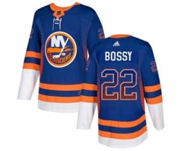 Adidas New York Islanders #22 Mike Bossy Authentic Royal Blue Drift Fashion NHL Jersey