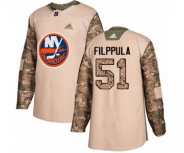 Adidas New York Islanders #51 Valtteri Filppula Authentic Camo Veterans Day Practice NHL Jersey