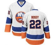 CCM New York Islanders #22 Mike Bossy Authentic White Throwback NHL Jersey