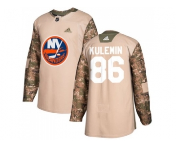 Men Adidas New York Islanders #86 Nikolay Kulemin Camo Authentic 2017 Veterans Day Stitched NHL Jersey