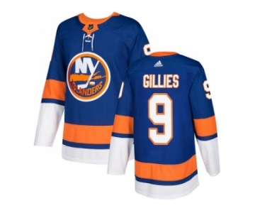Men Adidas New York Islanders #9 Clark Gillies Royal Blue Home Authentic Stitched NHL Jersey