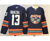 Men's New York Islanders #13 Mathew Barzal Navy 2026 Stitched Hockey Jersey