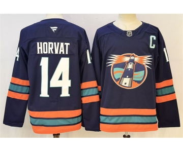 Men's New York Islanders #14 Bo Horvat Navy 2026 With C Patch Stitched Hockey Jersey
