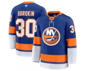 Men's New York Islanders #30 Ilya Sorokin Royal 2024-25 Home Stitched Hockey Jersey