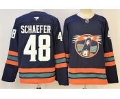 Men's New York Islanders #48 Matthew Schaefer Navy 2024-25 Stitched Hockey Jersey