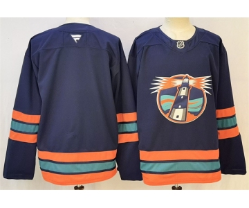 Men's New York Islanders Blank Navy 2026 Stitched Hockey Jersey