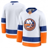 Men's New York Islanders Blank White 2024-25 Away Stitched Hockey Jersey
