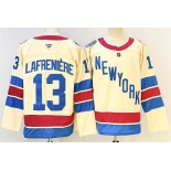 Men's New York Rangers #13 Alexis Lafreniere Beige 2025-26 Winter Classic Stitched Hockey Jersey Men's New York Rangers #13 Alexis Lafreniere Beige 2025-26 Winter Classic Stitched Hockey Jersey