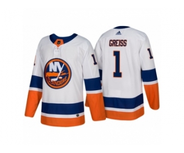 Men's adidas 2018 Season New York Islanders #1 Thomas Greiss New Outfitted Jersey