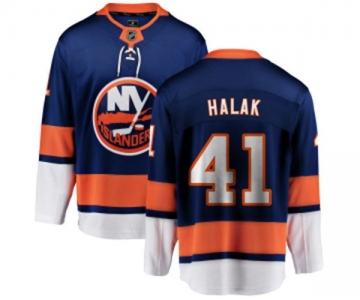 New York Islanders #41 Jaroslav Halak Fanatics Branded Royal Blue Home Breakaway NHL Jersey