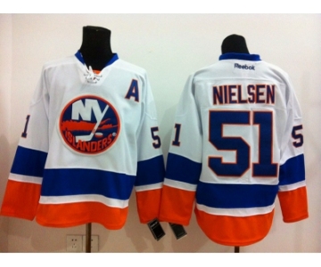 nhl jerseys new york Islanders #51 nielsen white 