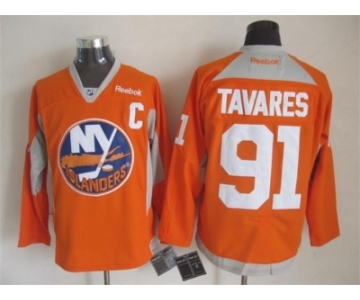 nhl jerseys new york Islanders #91 John Tavares orange