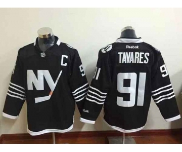 nhl jerseys new york Islanders #91 tavares black[patch C][2015 new]