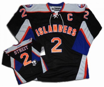 nhl jerseys new york islanders #2 streitt black