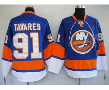 nhl new york Islanders#91 tavares blue third edition