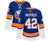 Women's New York Islanders #42 Scott Mayfield Adidas Royal Blue Home Authentic NHL Jersey