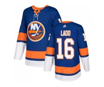 Youth Adidas New York Islanders #16 Andrew Ladd Royal Blue Home Authentic Stitched NHL Jersey
