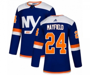 Youth Adidas New York Islanders #24 Scott Mayfield Authentic Blue Alternate NHL Jersey