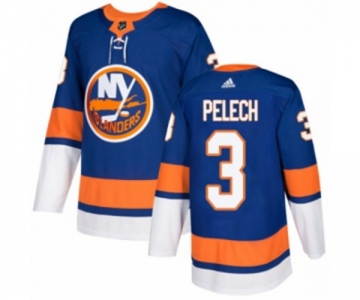 Youth Adidas New York Islanders #3 Adam Pelech Authentic Royal Blue Home NHL Jersey