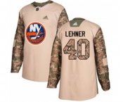 Youth Adidas New York Islanders #40 Robin Lehner Authentic Camo Veterans Day Practice NHL Jersey