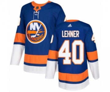 Youth Adidas New York Islanders #40 Robin Lehner Authentic Royal Blue Home NHL Jersey