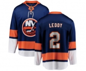 Youth New York Islanders #2 Nick Leddy Fanatics Branded Royal Blue Home Breakaway NHL Jersey