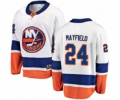 Youth New York Islanders #24 Scott Mayfield Fanatics Branded White Away Breakaway NHL Jersey