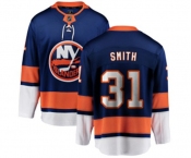 Youth New York Islanders #31 Billy Smith Fanatics Branded Royal Blue Home Breakaway NHL Jersey
