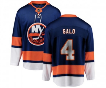 Youth New York Islanders #4 Robin Salo Fanatics Branded Royal Blue Home Breakaway NHL Jersey