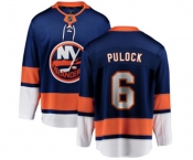 Youth New York Islanders #6 Ryan Pulock Fanatics Branded Royal Blue Home Breakaway NHL Jersey