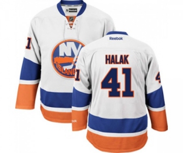 Youth Reebok New York Islanders #41 Jaroslav Halak Authentic White Away NHL Jersey