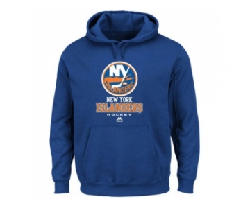 New York Islanders Majestic Royal Blue Critical Victory VIII Fleece Hoodie