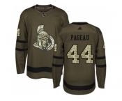 Men Adidas Ottawa Senators #44 Jean-Gabriel Pageau Green Salute to Service Stitched NHL Jersey