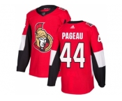 Men Adidas Ottawa Senators #44 Jean-Gabriel Pageau Red Home Authentic Stitched NHL Jersey
