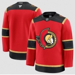 Men's Ottawa Senators Blank Red Alternate Stitched Hockey Jersey