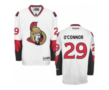 Men's Reebok Ottawa Senators #29 Matthew O'Connor Authentic White Away NHL Jersey