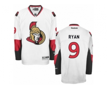 Men's Reebok Ottawa Senators #9 Bobby Ryan Authentic White Away NHL Jersey