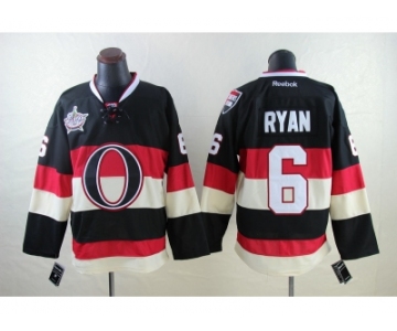 NHL ottawa senators #6 ryan white-black-red jerseys