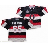 nhl Ottawa Senators #65 Erik Karlsson black