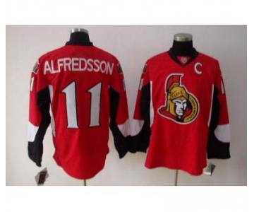 nhl ottawa senators #11 alfredsson red
