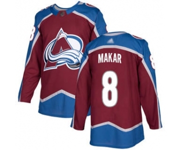 Men's Avalanche #8 Cale Makar Burgundy Home Authentic Stitched Hockey Jersey